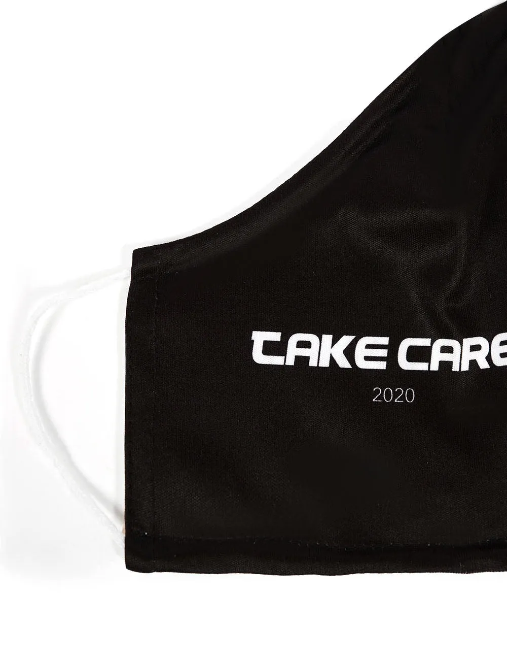 Black Take Care Slogan Fashion Face Mask sold by Public Desire product image thumbnail 2