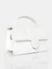 The Mika White Matte Croc Bag sold by Public Desire