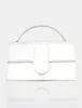 The Mika White Matte Croc Bag sold by Public Desire
