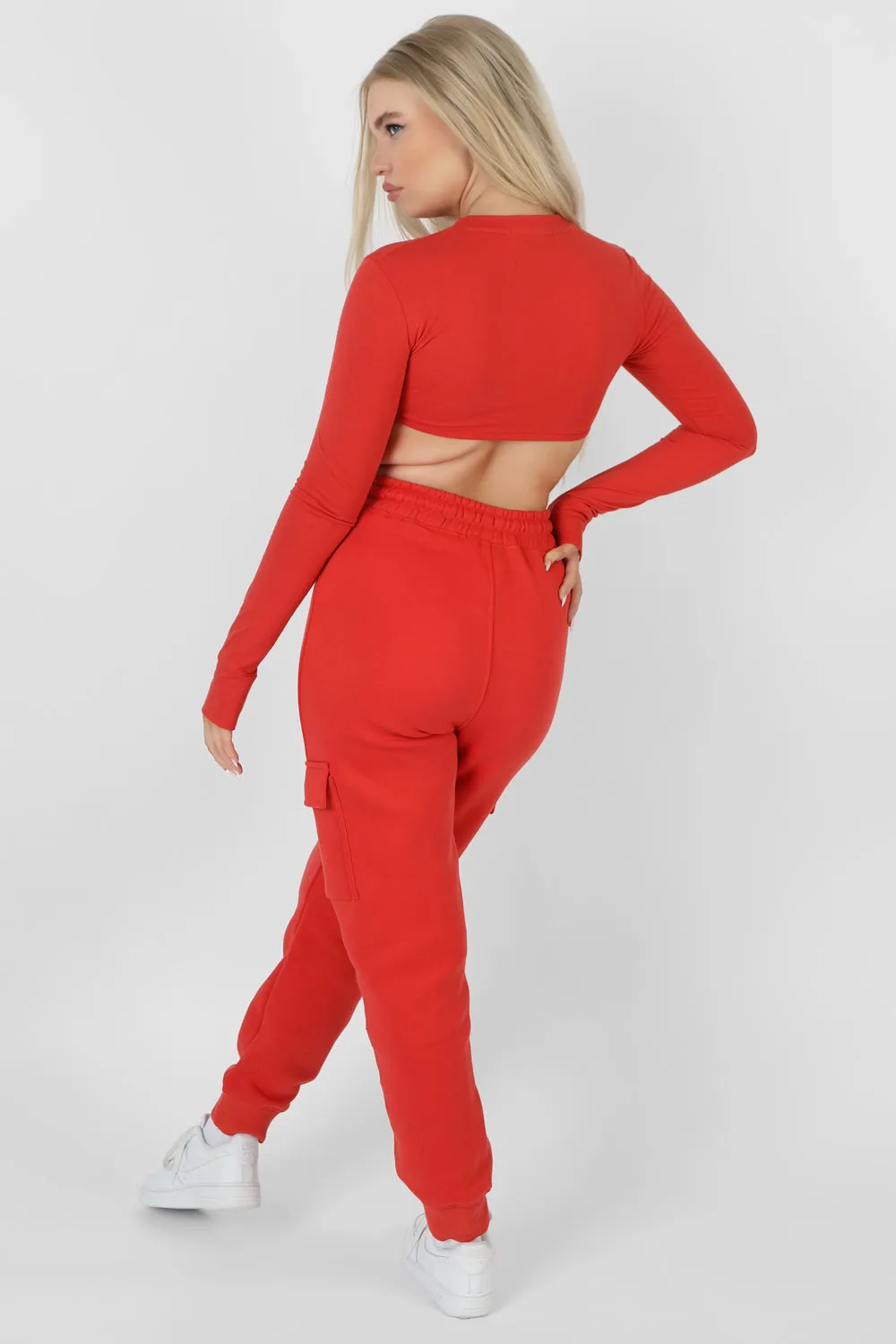 Long Sleeve Underbust Top Red sold by Public Desire product image thumbnail 5