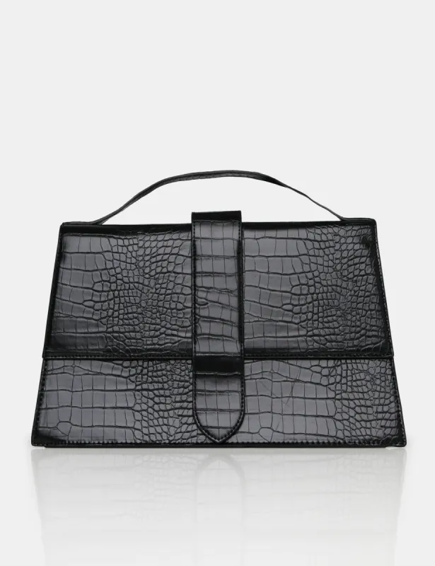 The Garda Black Tote Bag sold by Public Desire