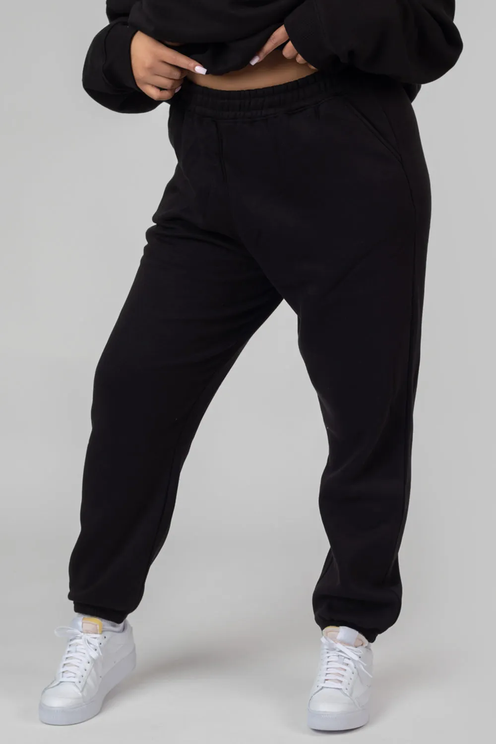 Curve 90S Oversized Joggers Black sold by Public Desire product image thumbnail 2