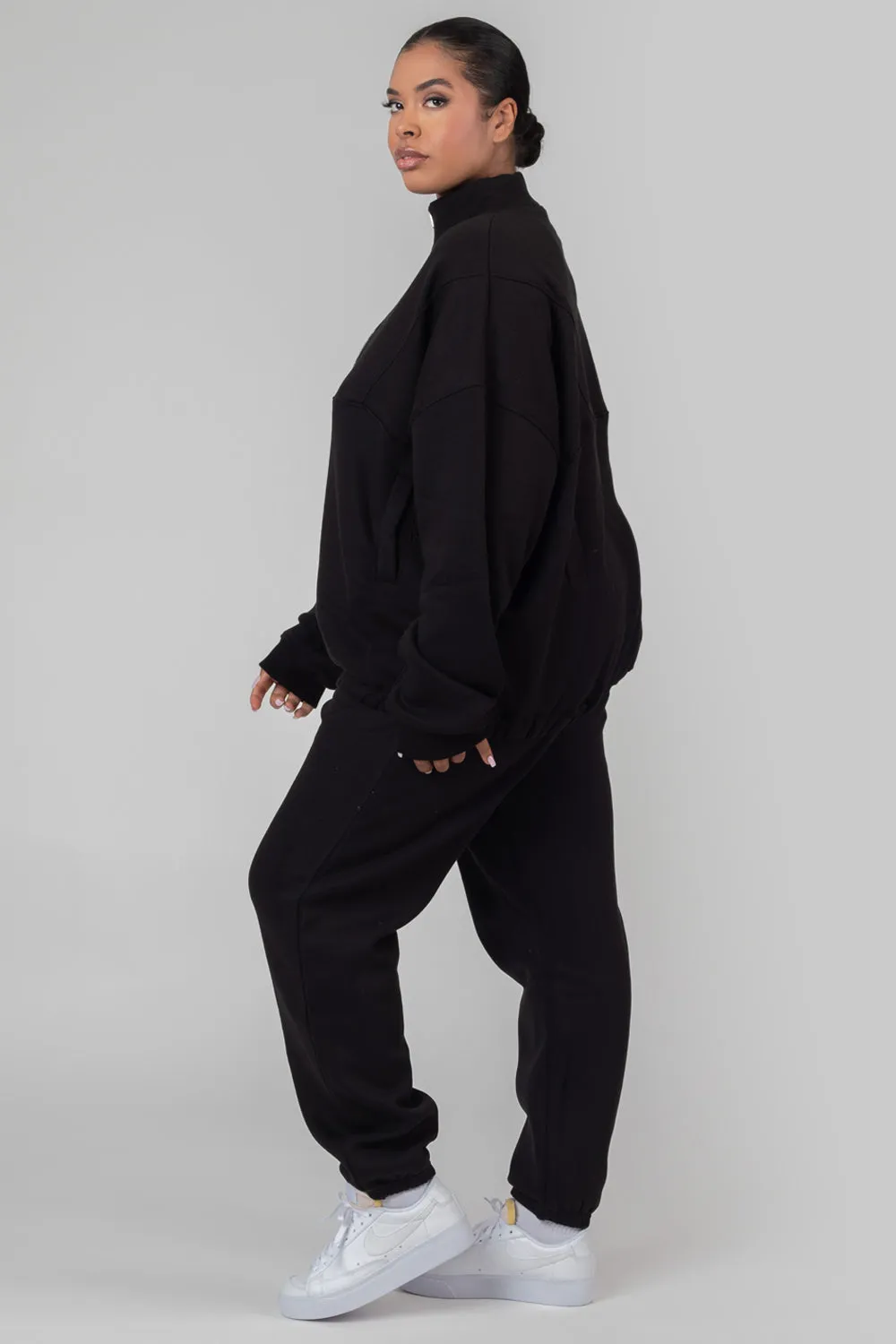 Curve 90S Oversized Joggers Black sold by Public Desire product image thumbnail 3