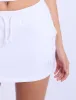 Kaiia Logo Mini Sweat Skirt White sold by Public Desire