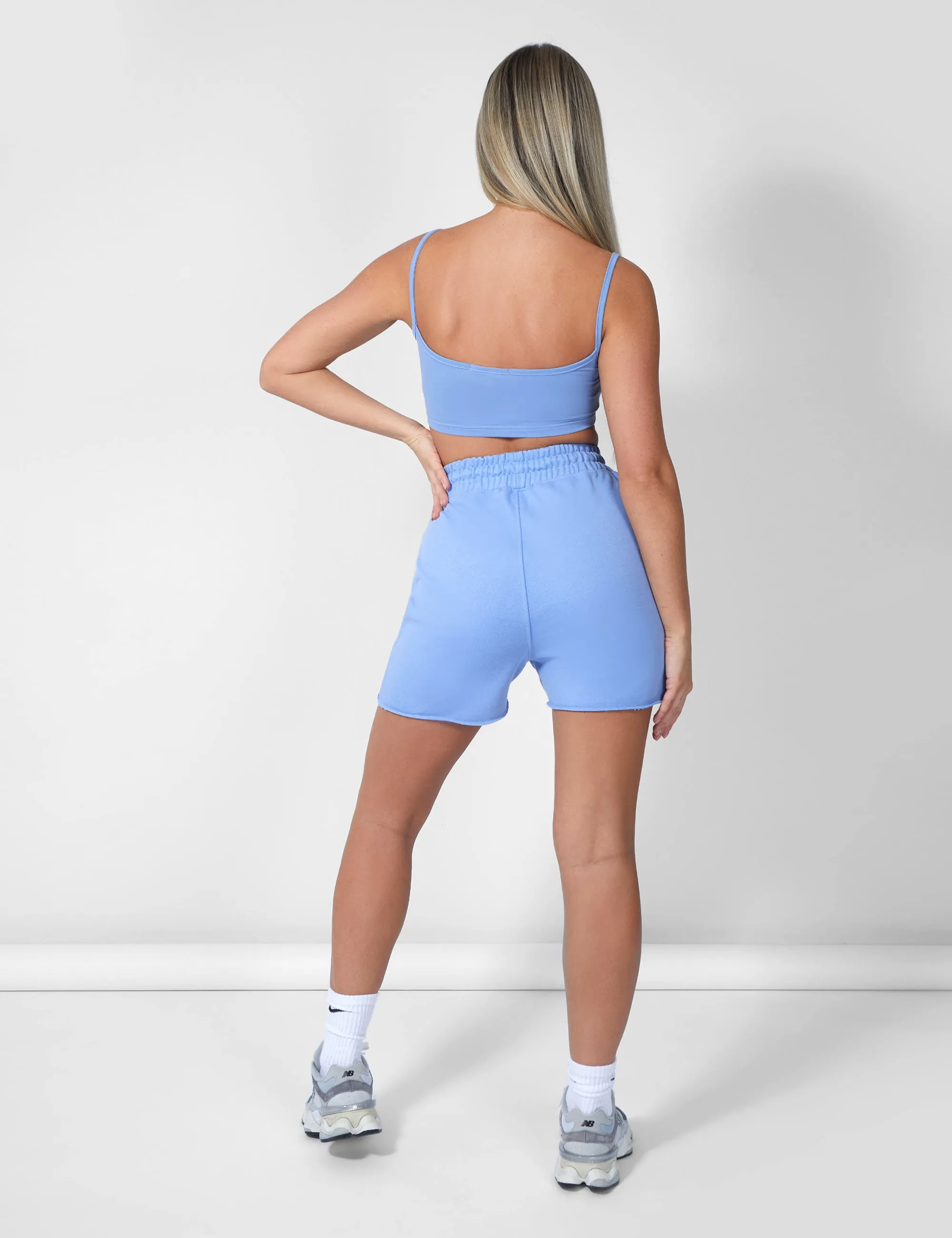 Basic Scoop Neck Crop Top Bluebell sold by Public Desire product image thumbnail 3