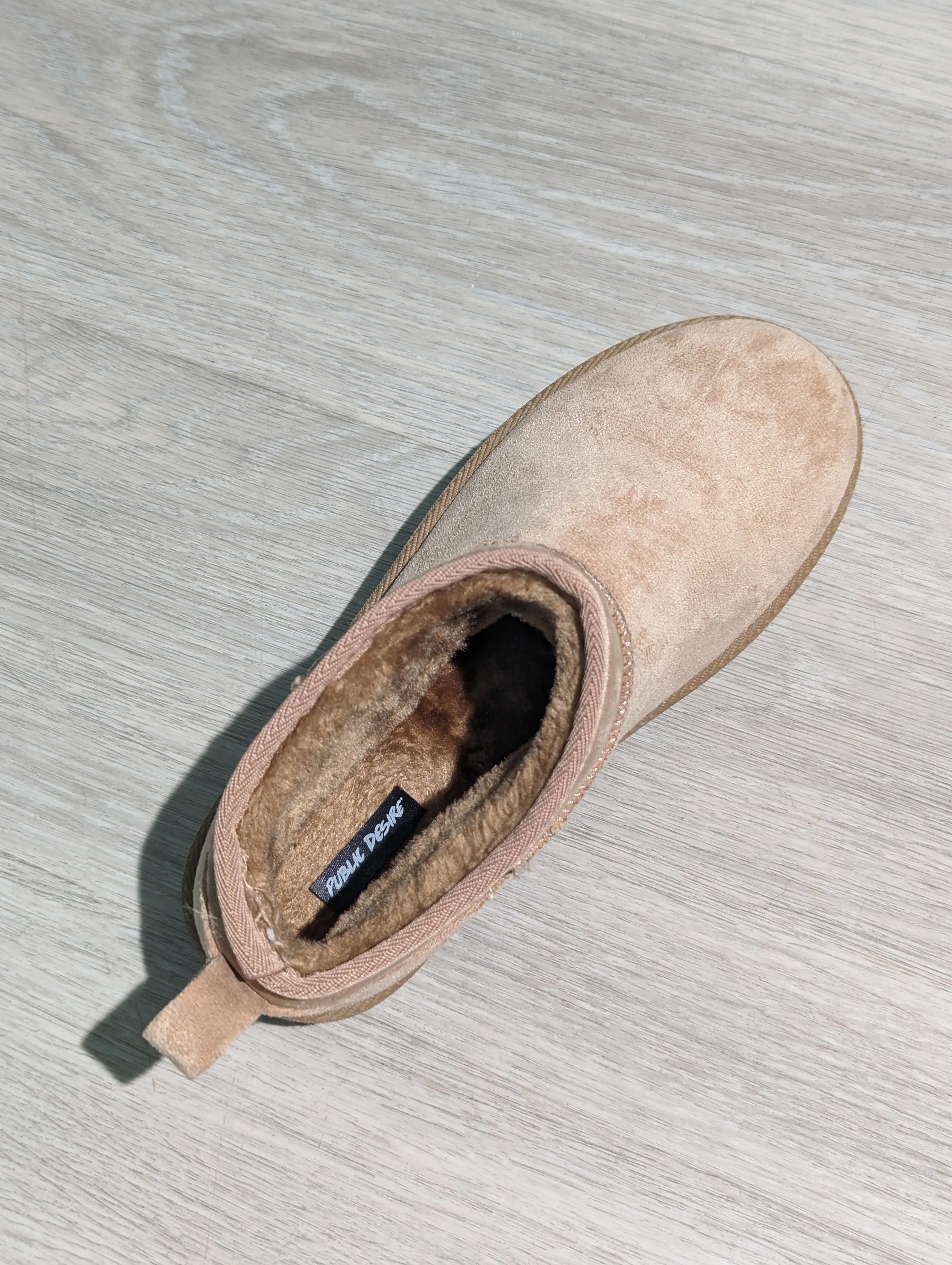 Tamsin Griege Faux Suede Embroidered Slipper Boots sold by Public Desire product image thumbnail 5