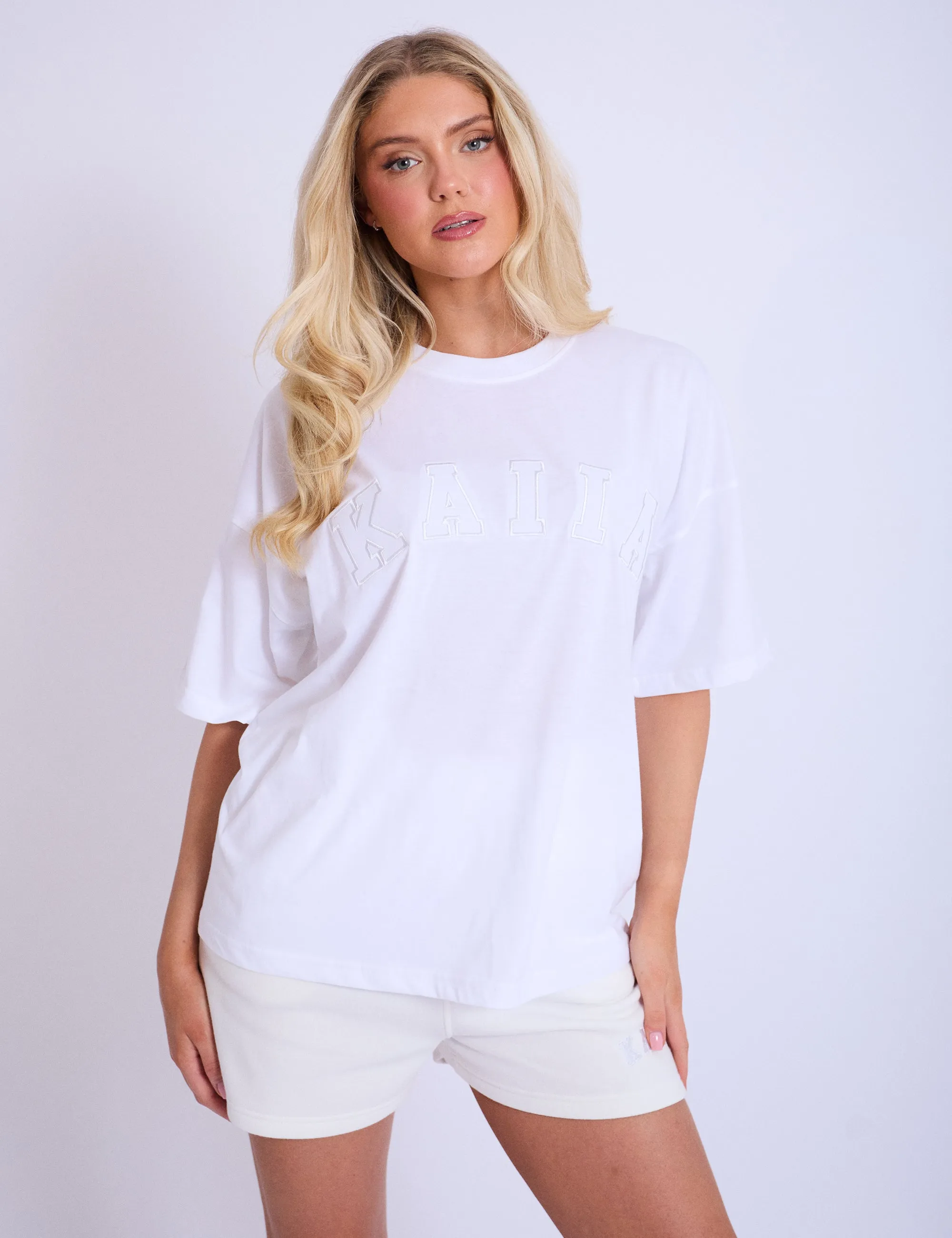 Kaiia Oversized T-shirt White sold by Public Desire
