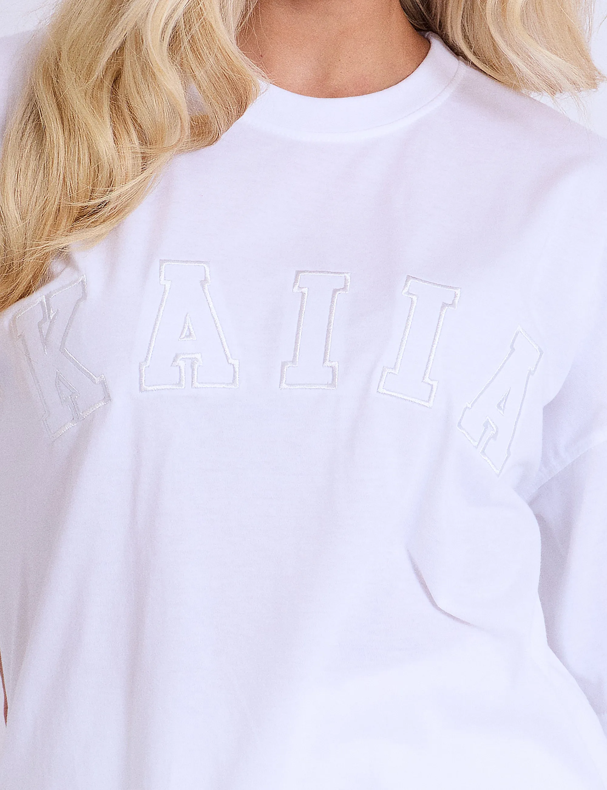Kaiia Oversized T-shirt White sold by Public Desire product image thumbnail 4