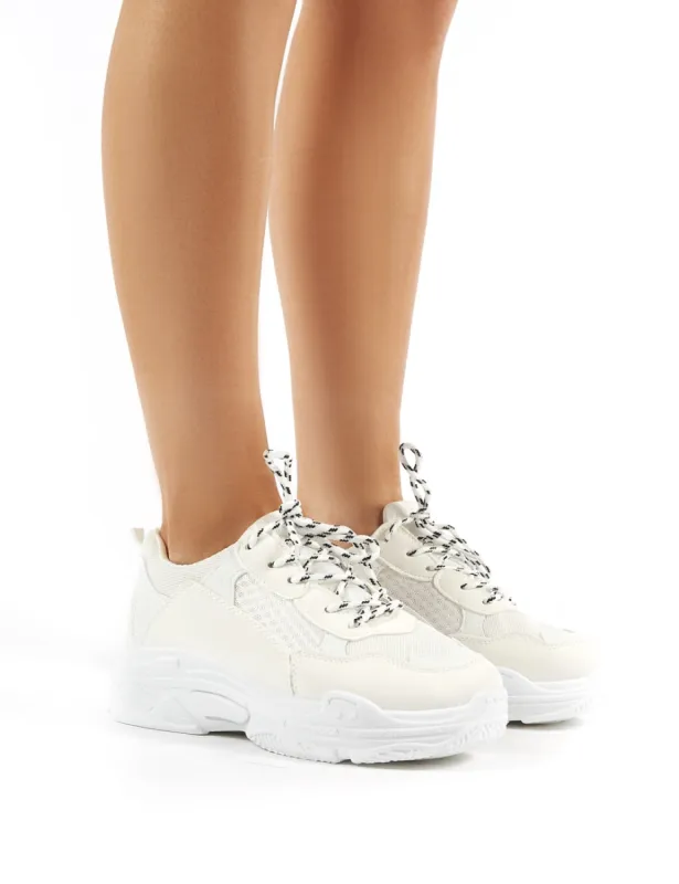 Fiyah Chunky Trainer White sold by Public Desire