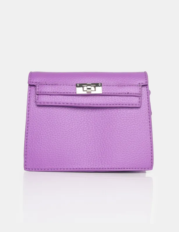 The Devlin Purple PU Mini Bag sold by Public Desire