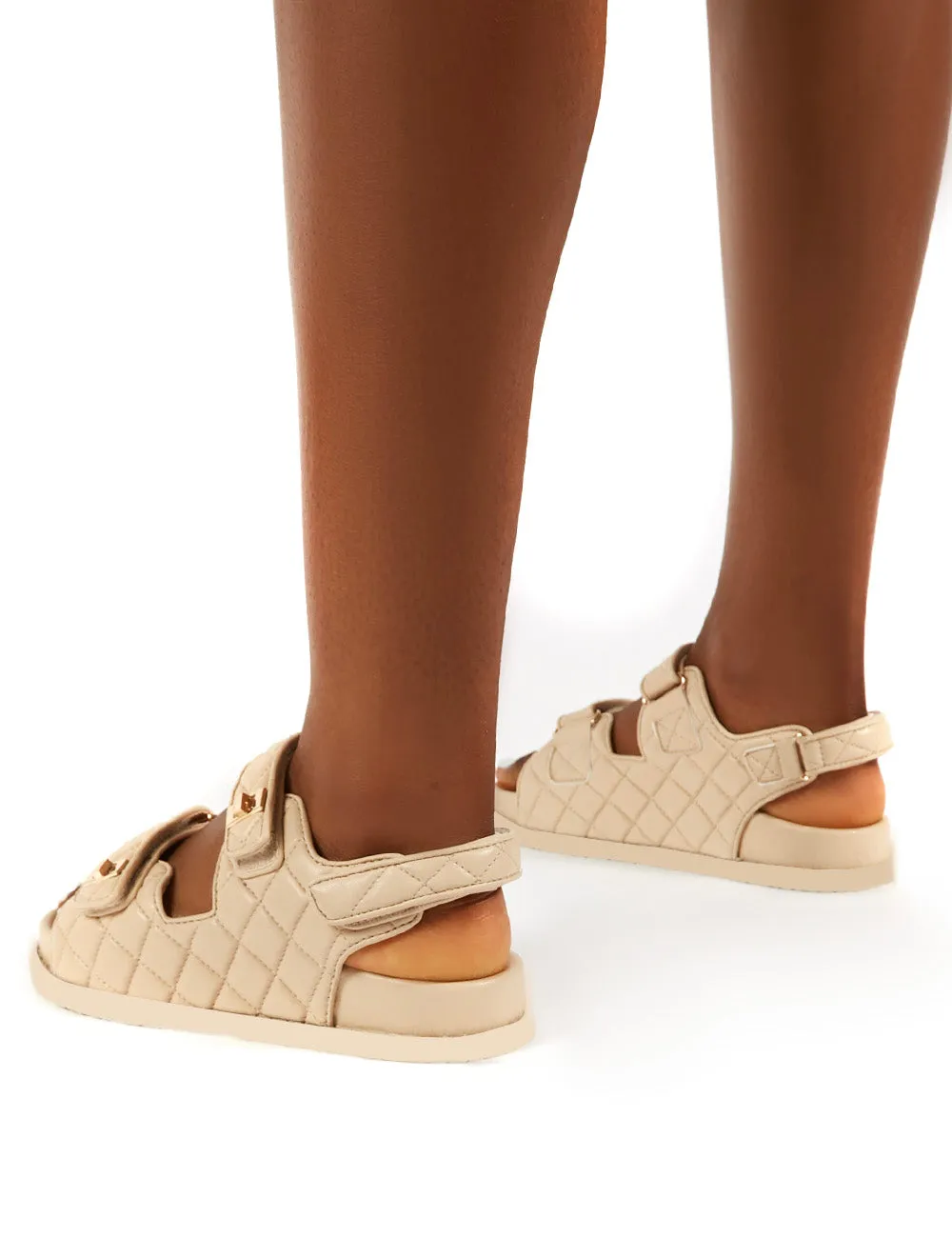 Carmen Nude Buckle Strap Flat Sandals sold by Public Desire product image thumbnail 2