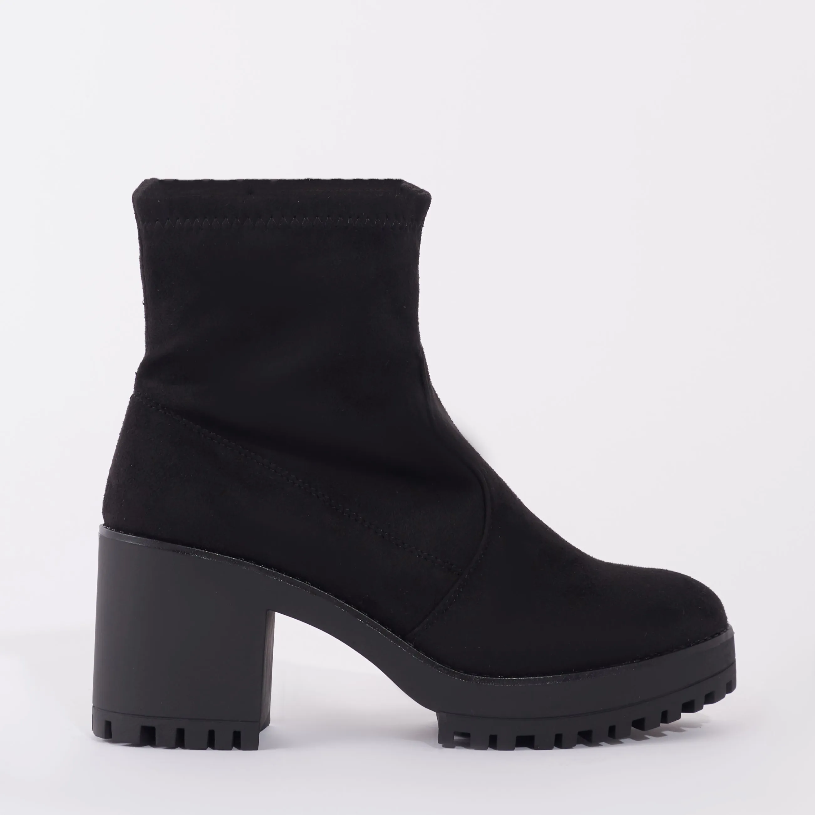 Rubix Chunky Chelsea Boots in Black sold by Public Desire