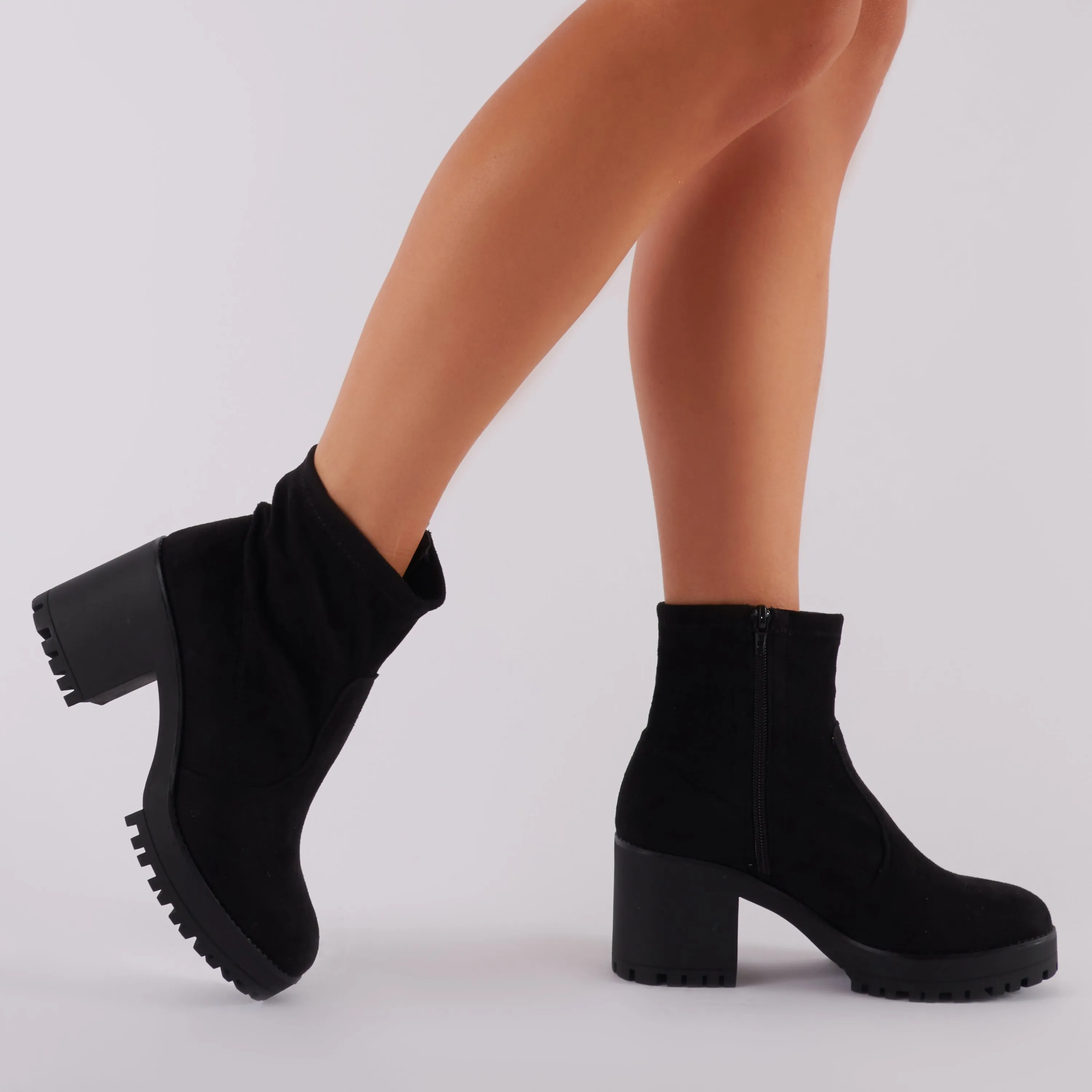 Rubix Chunky Chelsea Boots in Black sold by Public Desire product image thumbnail 4