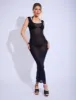 Fine Knit Maxi Dress Scoop Neck Maxi Dress Black sold by Public Desire