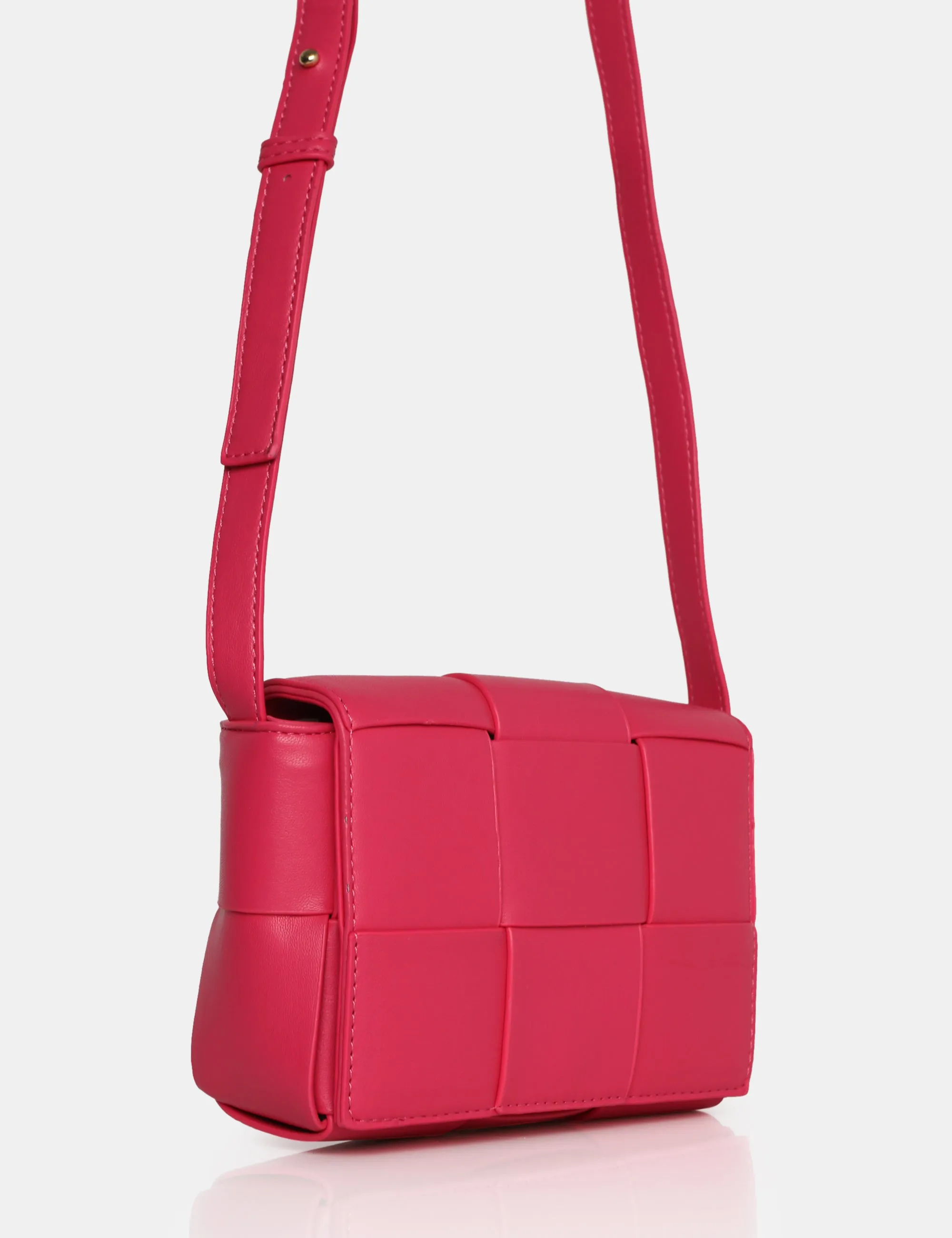 The Gianna Bright Pink Mini Crossbody Shoulder Bag sold by Public Desire product image thumbnail 2