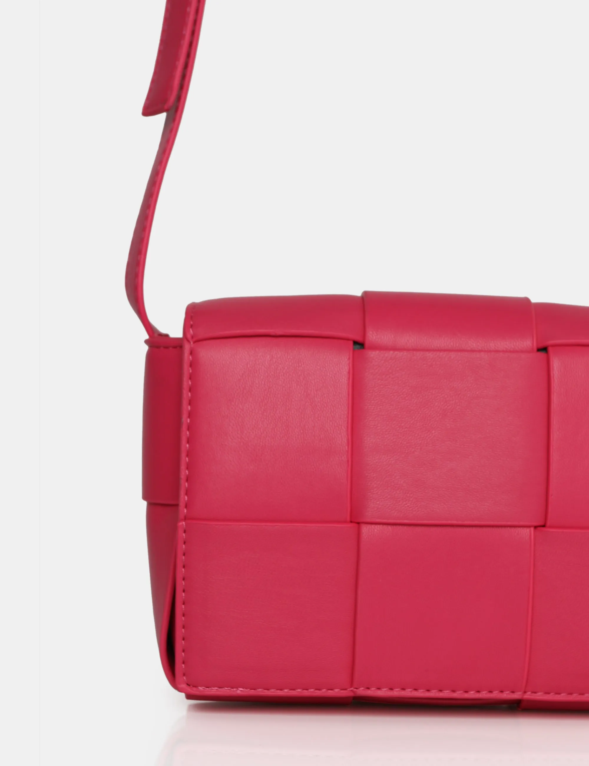 The Gianna Bright Pink Mini Crossbody Shoulder Bag sold by Public Desire product image thumbnail 3