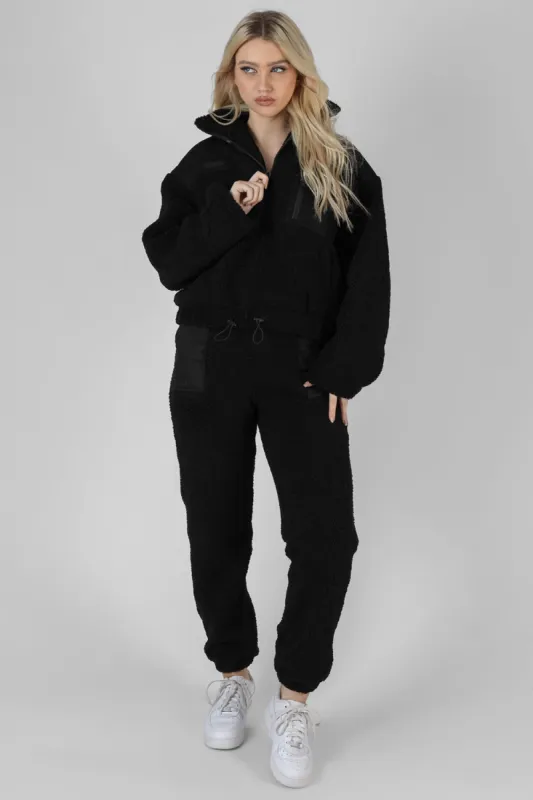 Borg Joggers Black sold by Public Desire