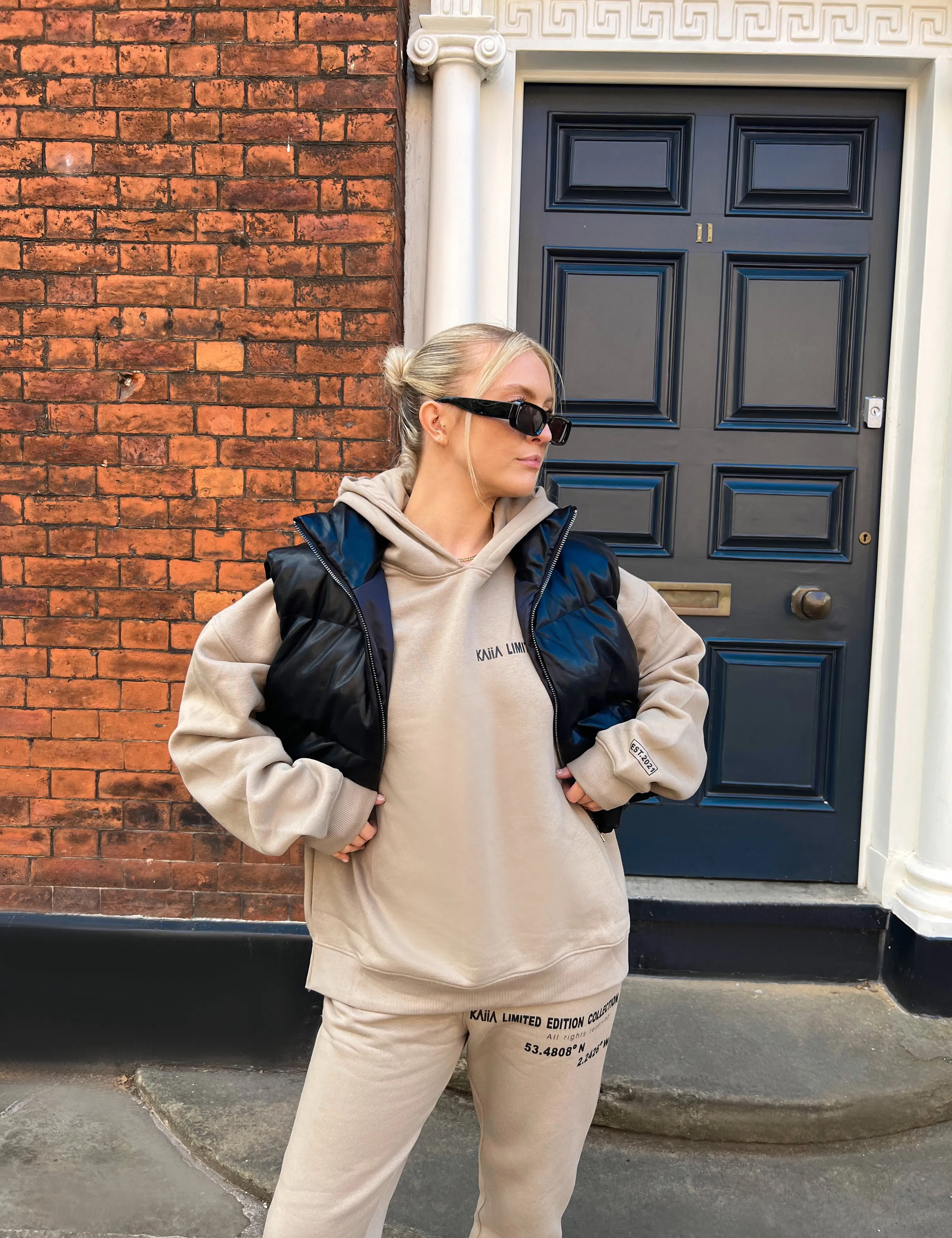 Oversized Text Detail Hoodie Elm sold by Public Desire product image thumbnail 5