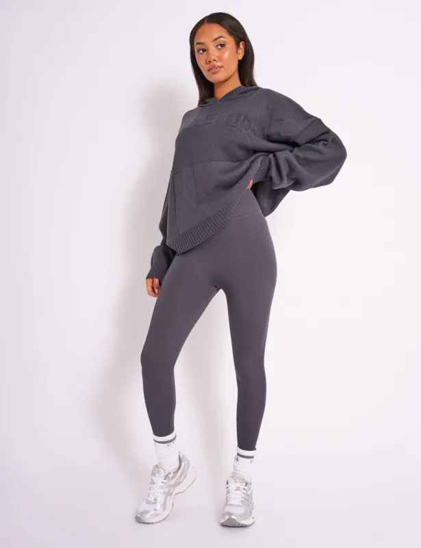 Goddess Leg Warmer - Dark Grey Heather | Parallel