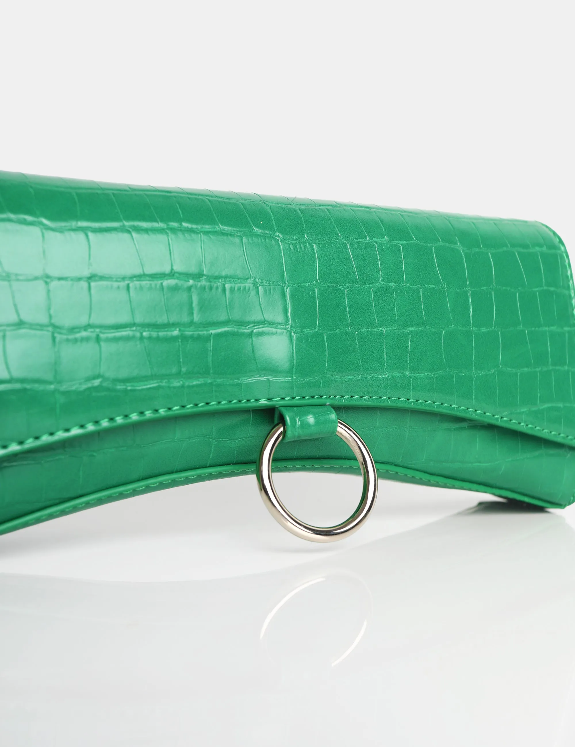 The Kemi Green Arched Crossbody Mini Handbag sold by Public Desire product image thumbnail 3