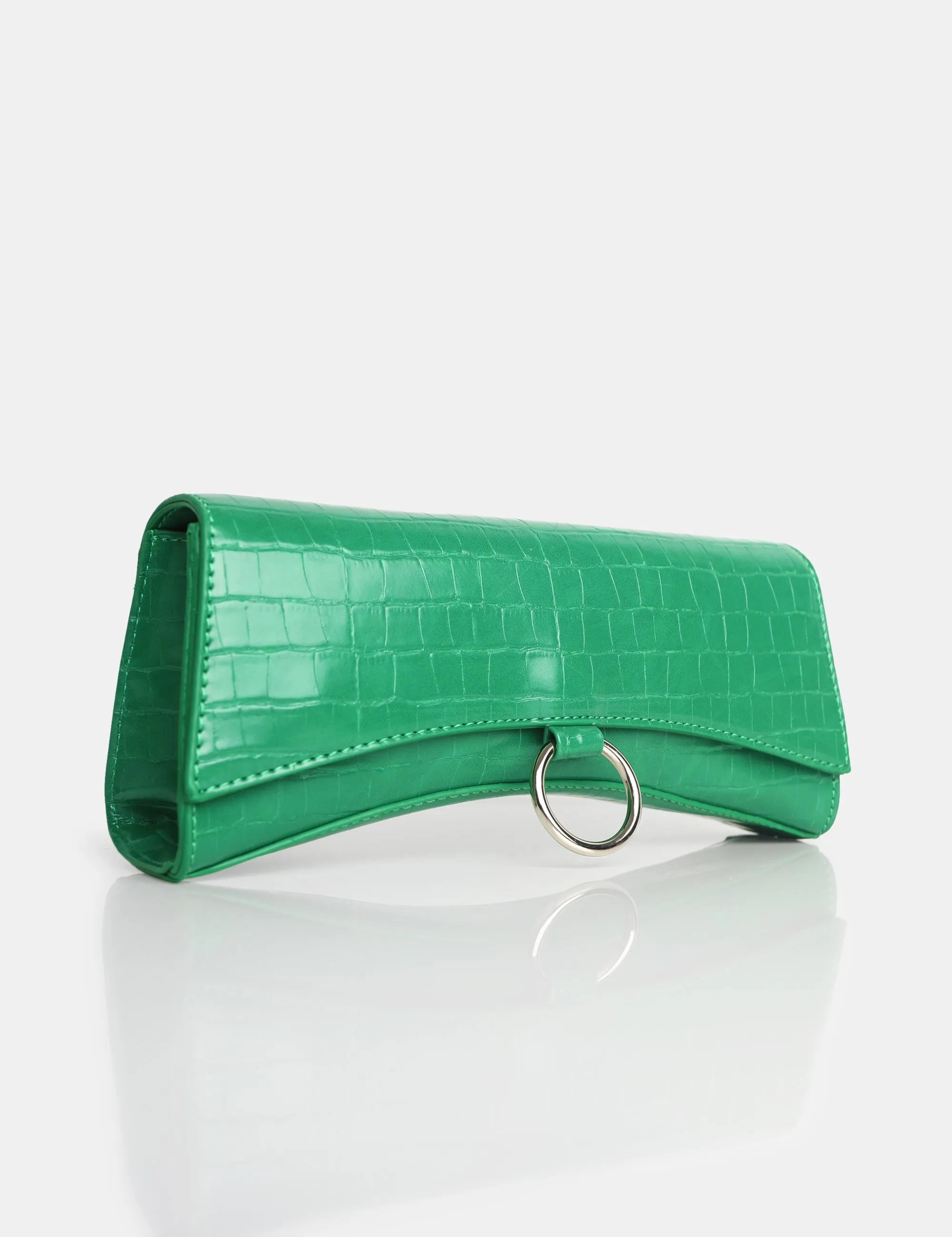 The Kemi Green Arched Crossbody Mini Handbag sold by Public Desire product image thumbnail 2