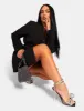 Wrap Belt Blazer Dress Black sold by Public Desire
