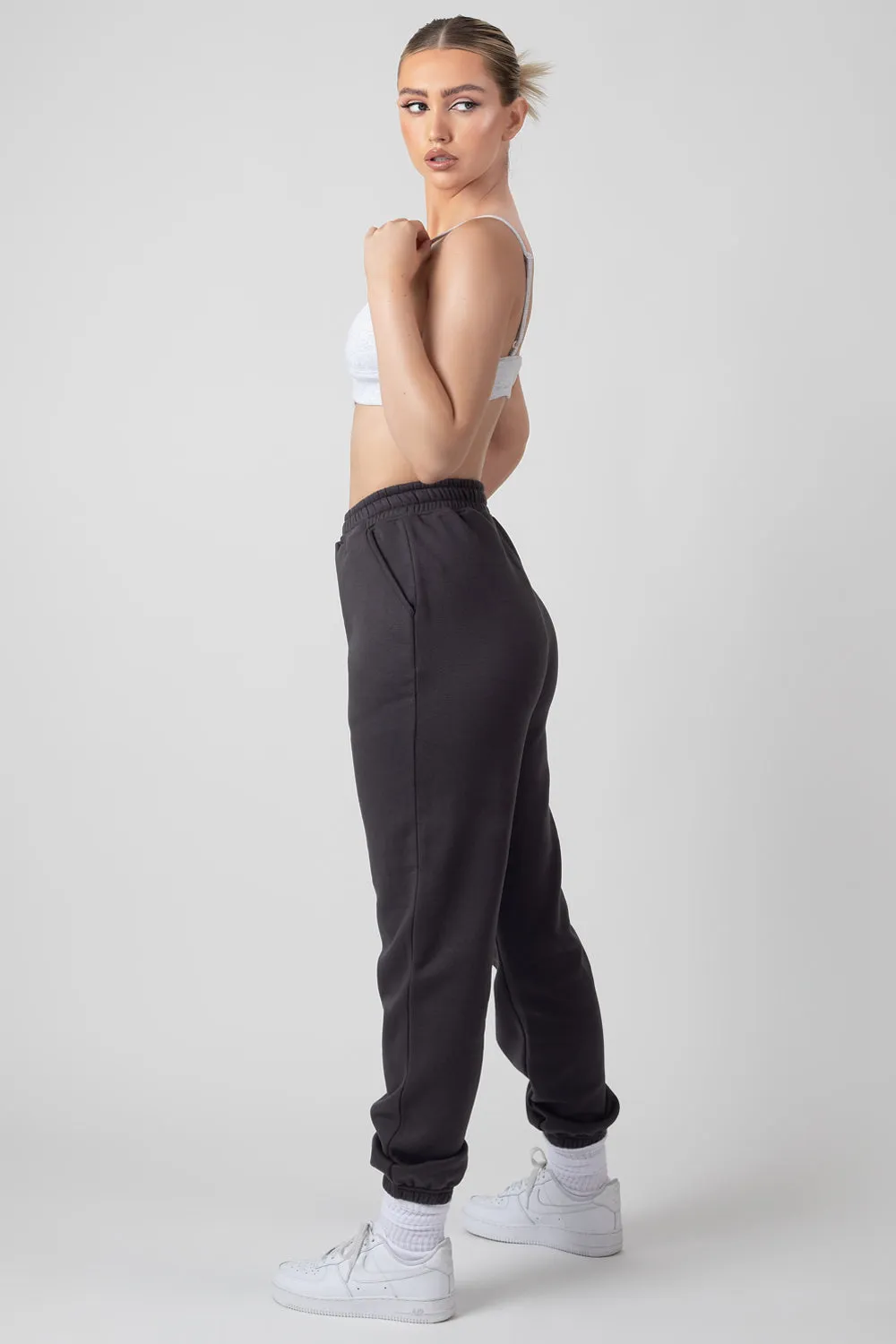 90S Oversized Joggers Dark Grey sold by Public Desire product image thumbnail 3