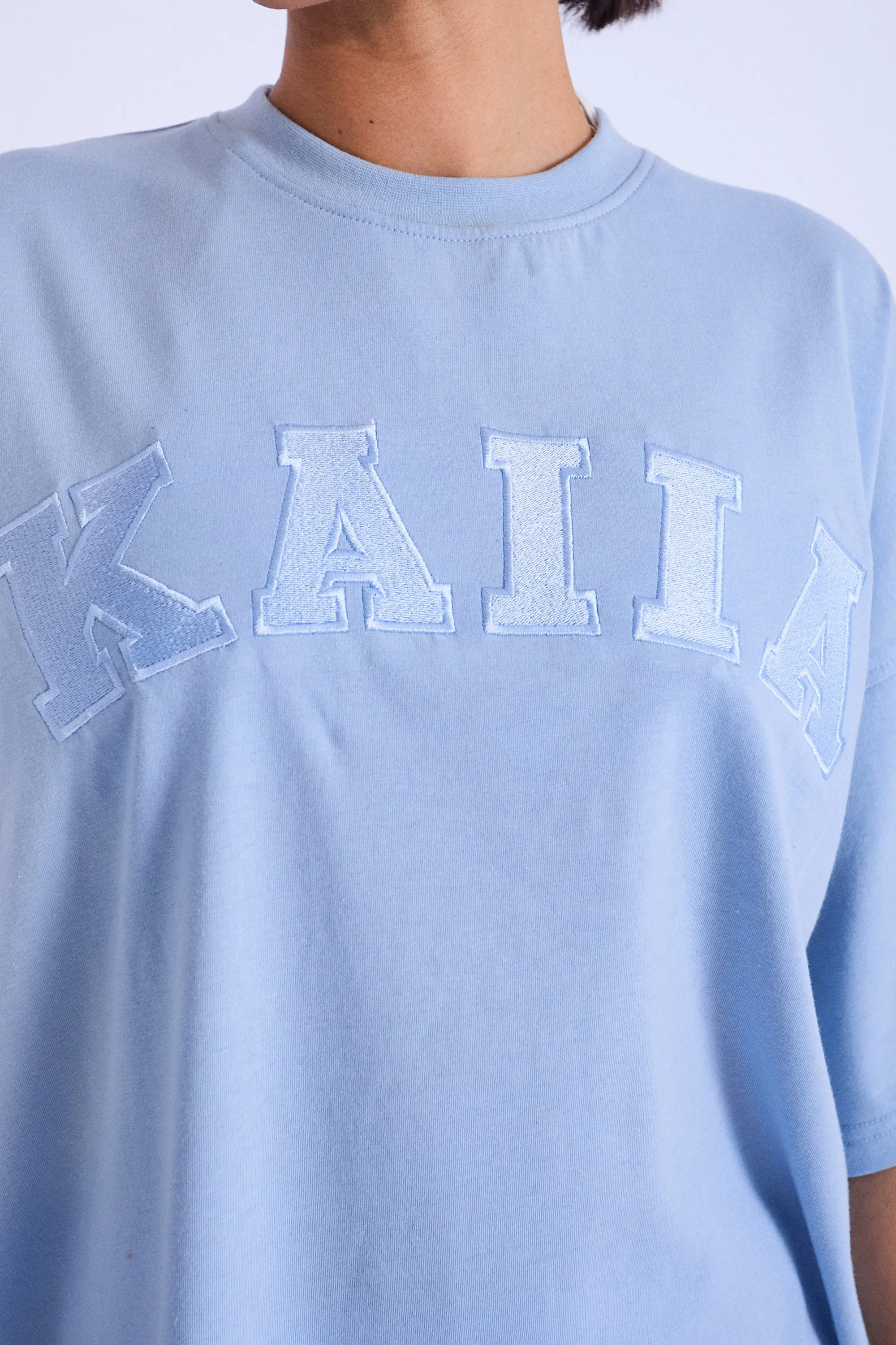 Kaiia Oversized T-shirt Light Blue sold by Public Desire product image thumbnail 2