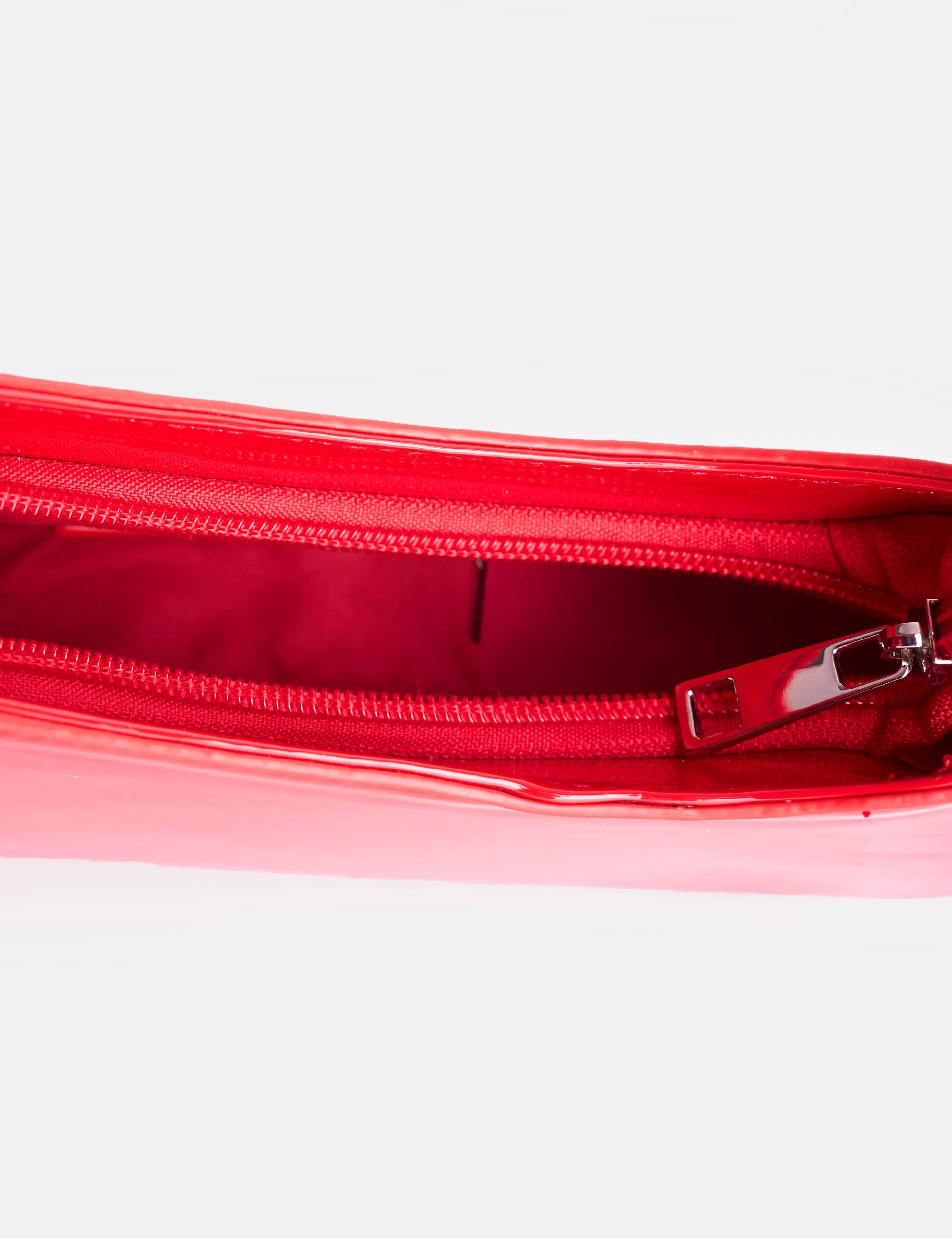 Morgan Red Patent Asymmetric Shoulder Bag sold by Public Desire product image thumbnail 3