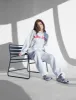 Kaiia Studio Oversized Hoodie Light Grey Marl & Red sold by Public Desire