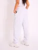 Kaiia Logo Cuffed Joggers Light Grey Marl sold by Public Desire