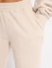 Kaiia Logo Wide Leg Joggers Cream sold by Public Desire