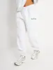 Kaiia Logo Cuffed Joggers Light Grey Marl & Forest Green sold by Public Desire