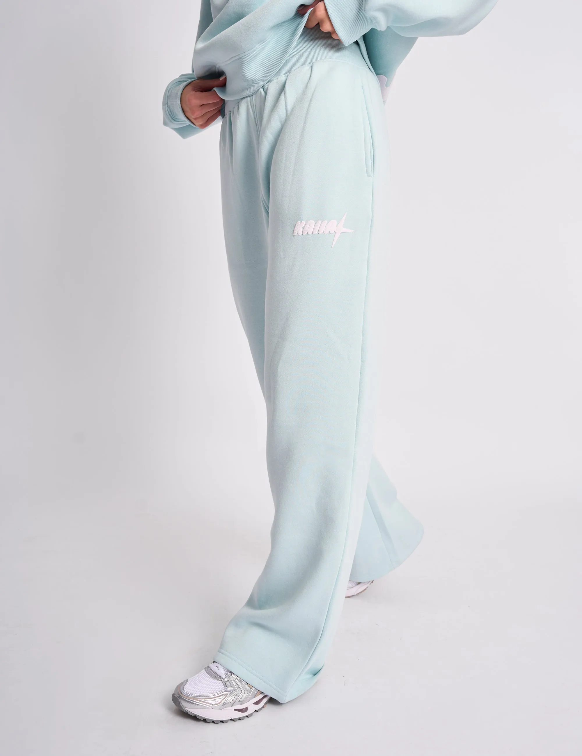 Kaiia Star Wide Leg Joggers Mint sold by Public Desire product image thumbnail 2