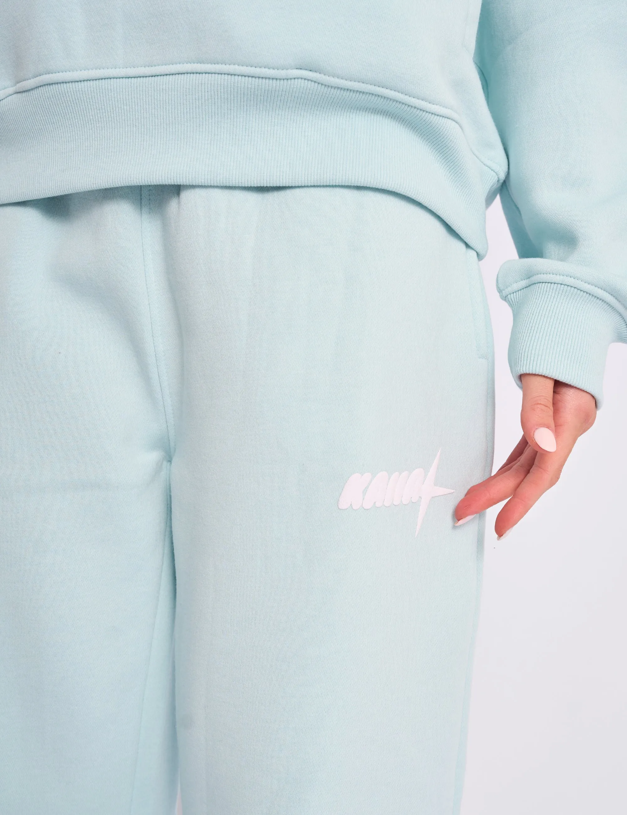 Kaiia Star Wide Leg Joggers Mint sold by Public Desire product image thumbnail 4