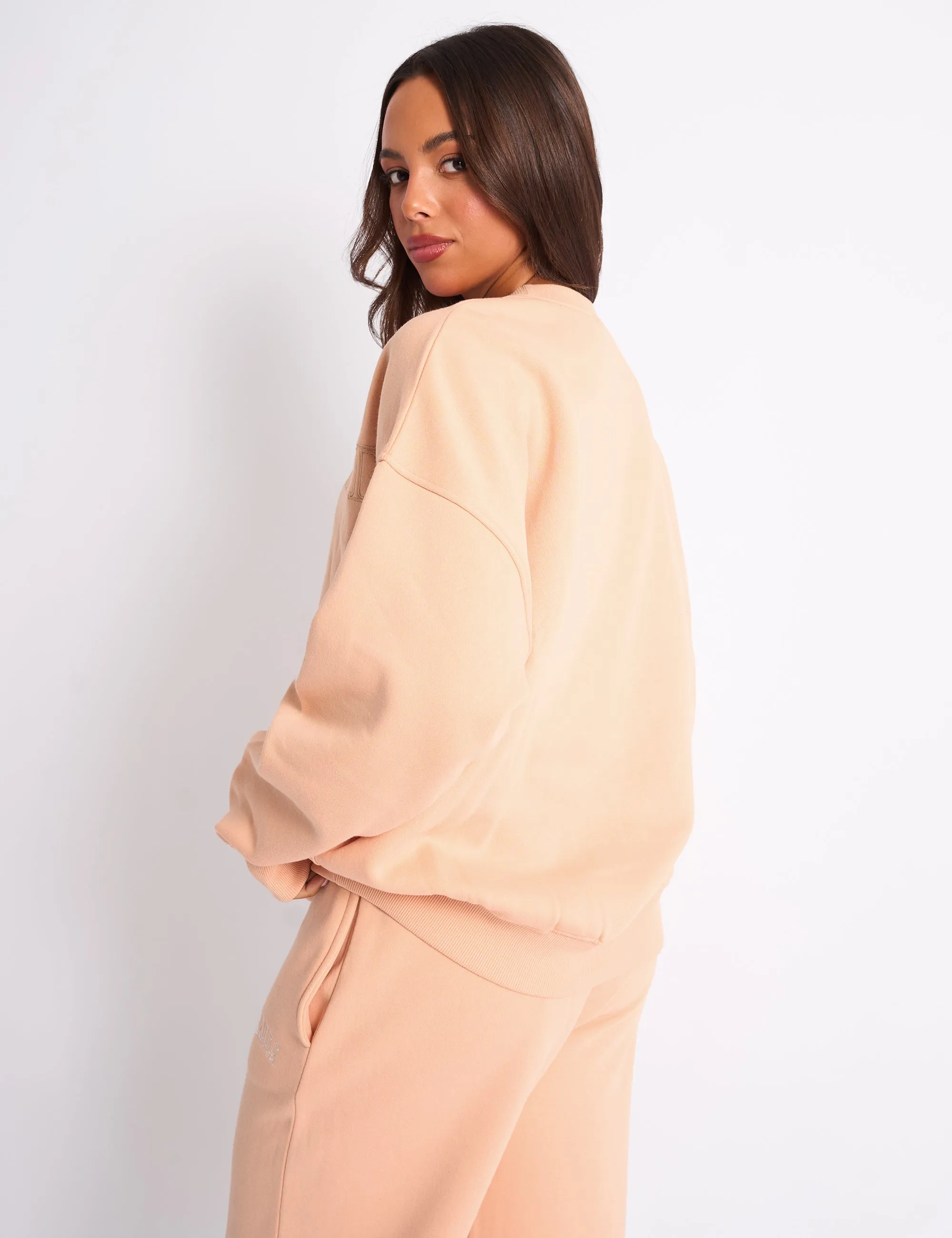 Kaiia Sport Oversized Sweatshirt Apricot sold by Public Desire product image thumbnail 2