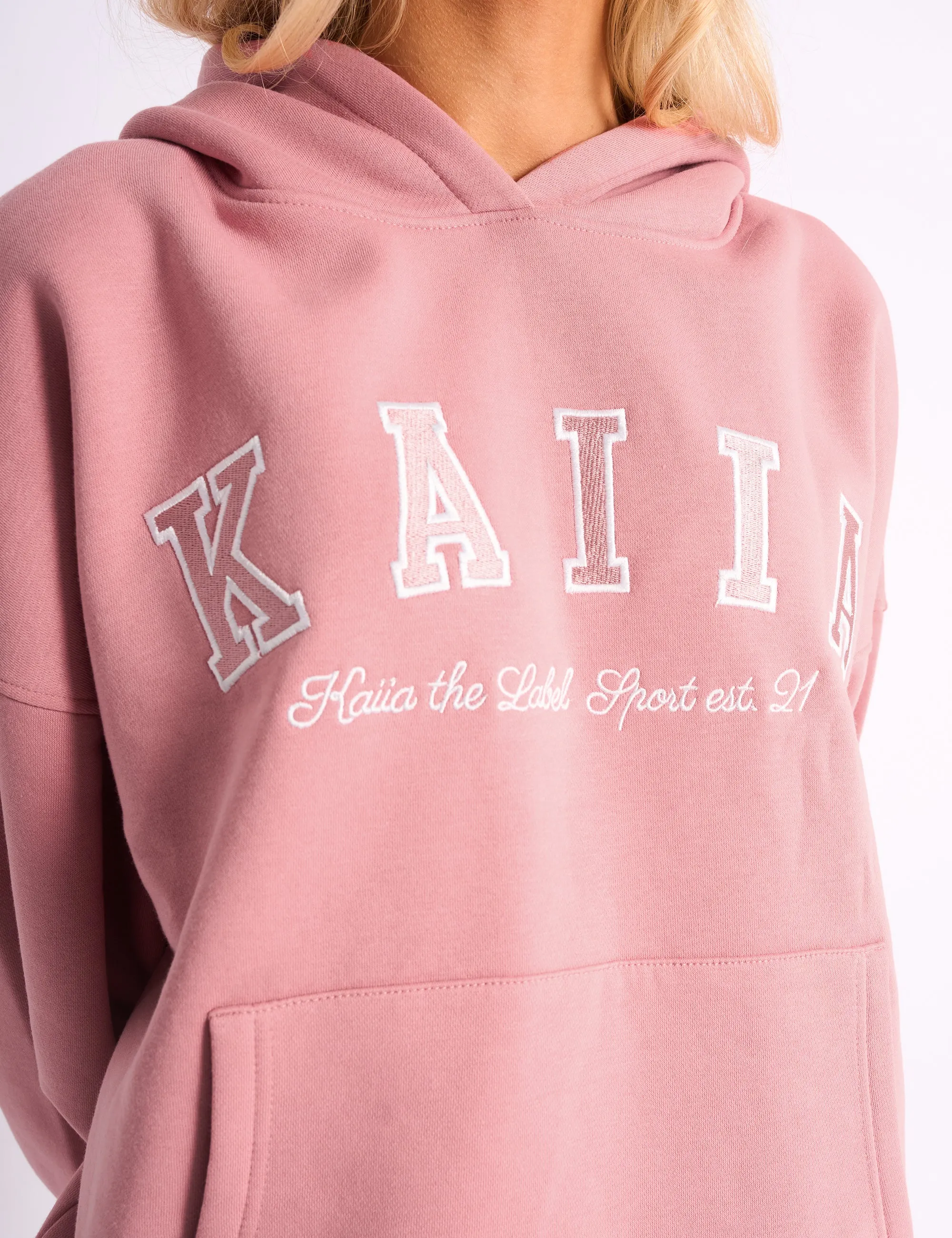 Kaiia Slogan Oversized Hoodie Blusher sold by Public Desire product image thumbnail 3