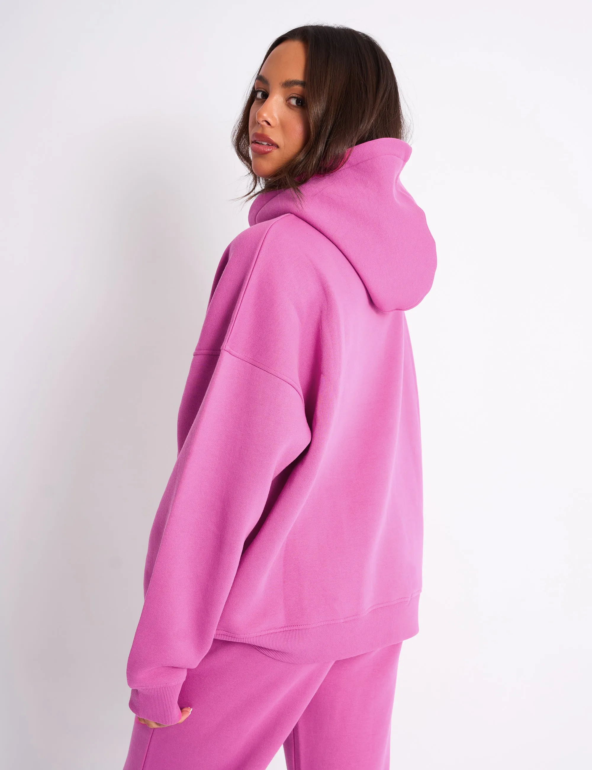 Kaiia Slogan Oversized Hoodie Bubblegum Pink sold by Public Desire product image thumbnail 2