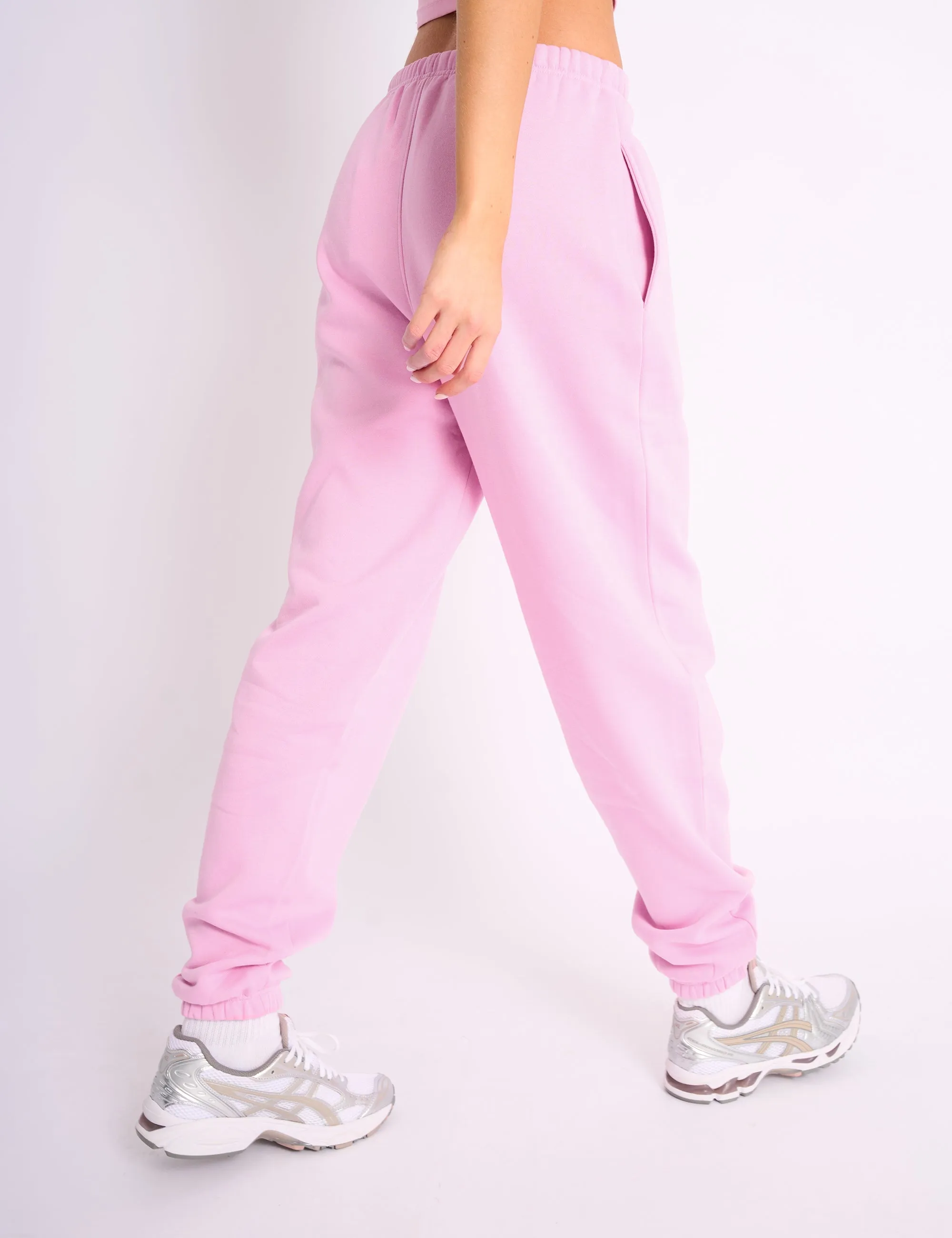 Kaiia Logo Cuffed Joggers Candy Pink sold by Public Desire product image thumbnail 3