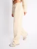 Kaiia Sport Wide Leg Joggers Buttercream sold by Public Desire