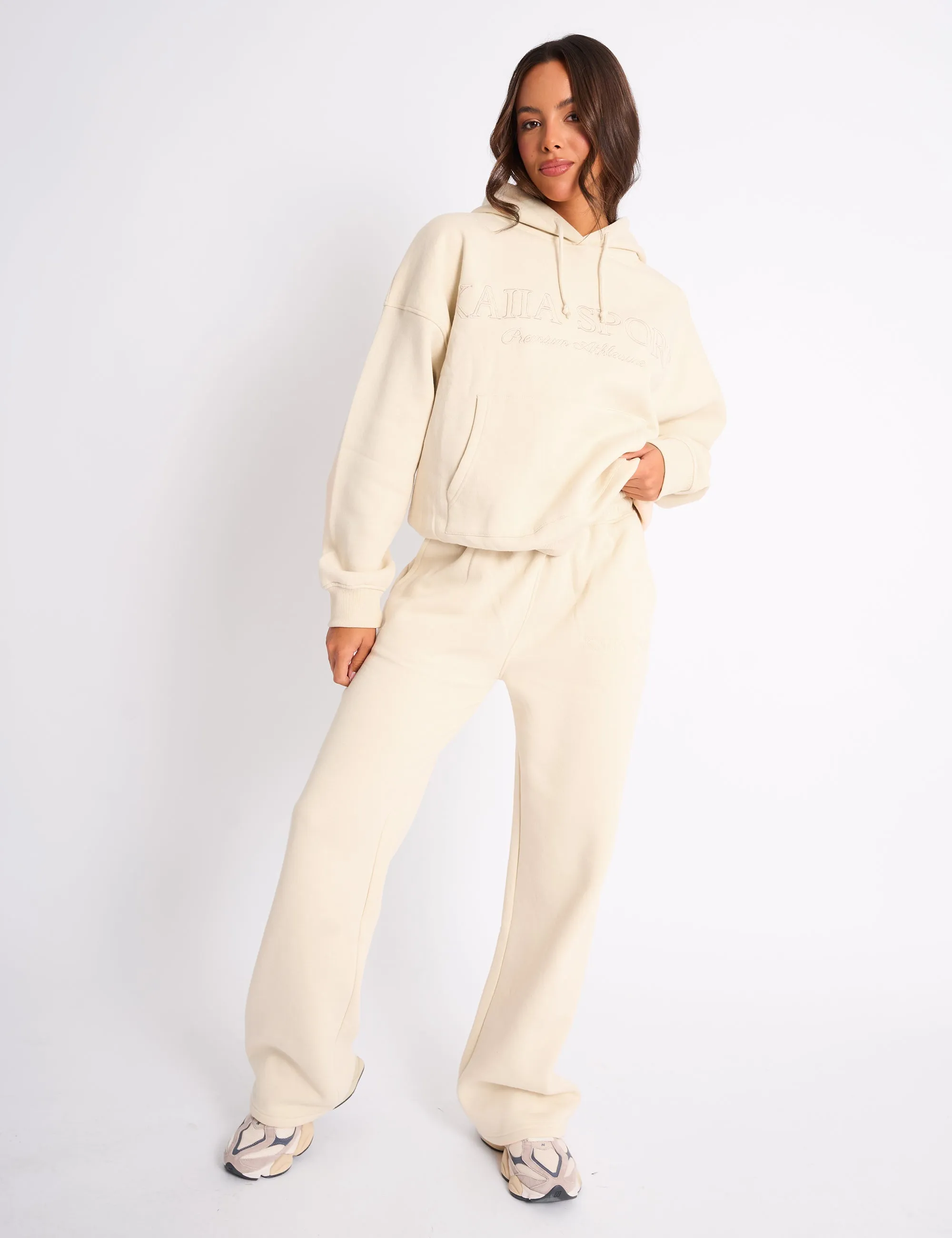 Kaiia Sport Oversized Hoodie Buttercream sold by Public Desire product image thumbnail 3