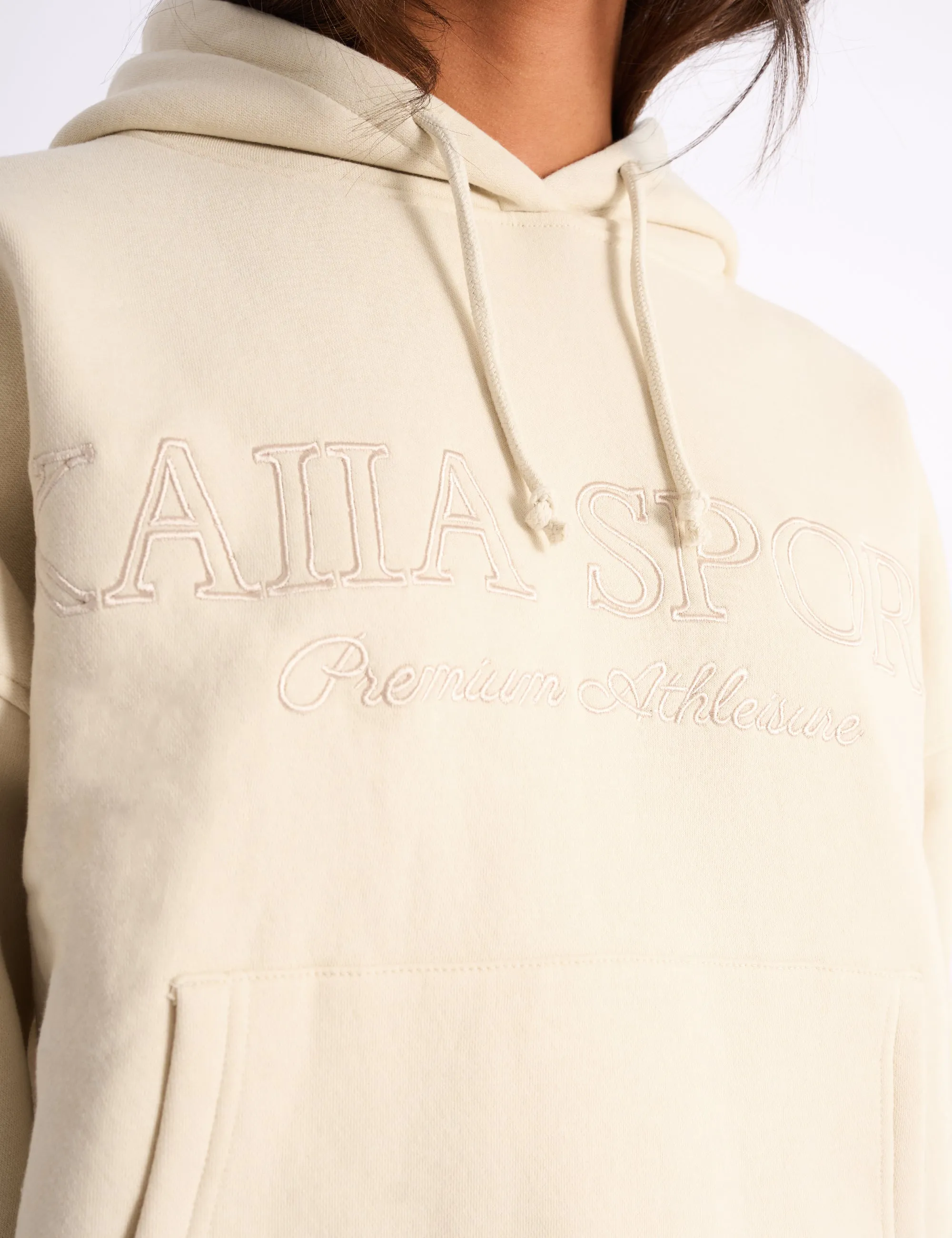 Kaiia Sport Oversized Hoodie Buttercream sold by Public Desire product image thumbnail 4