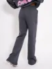 Kaiia Star Wide Leg Joggers Charcoal sold by Public Desire