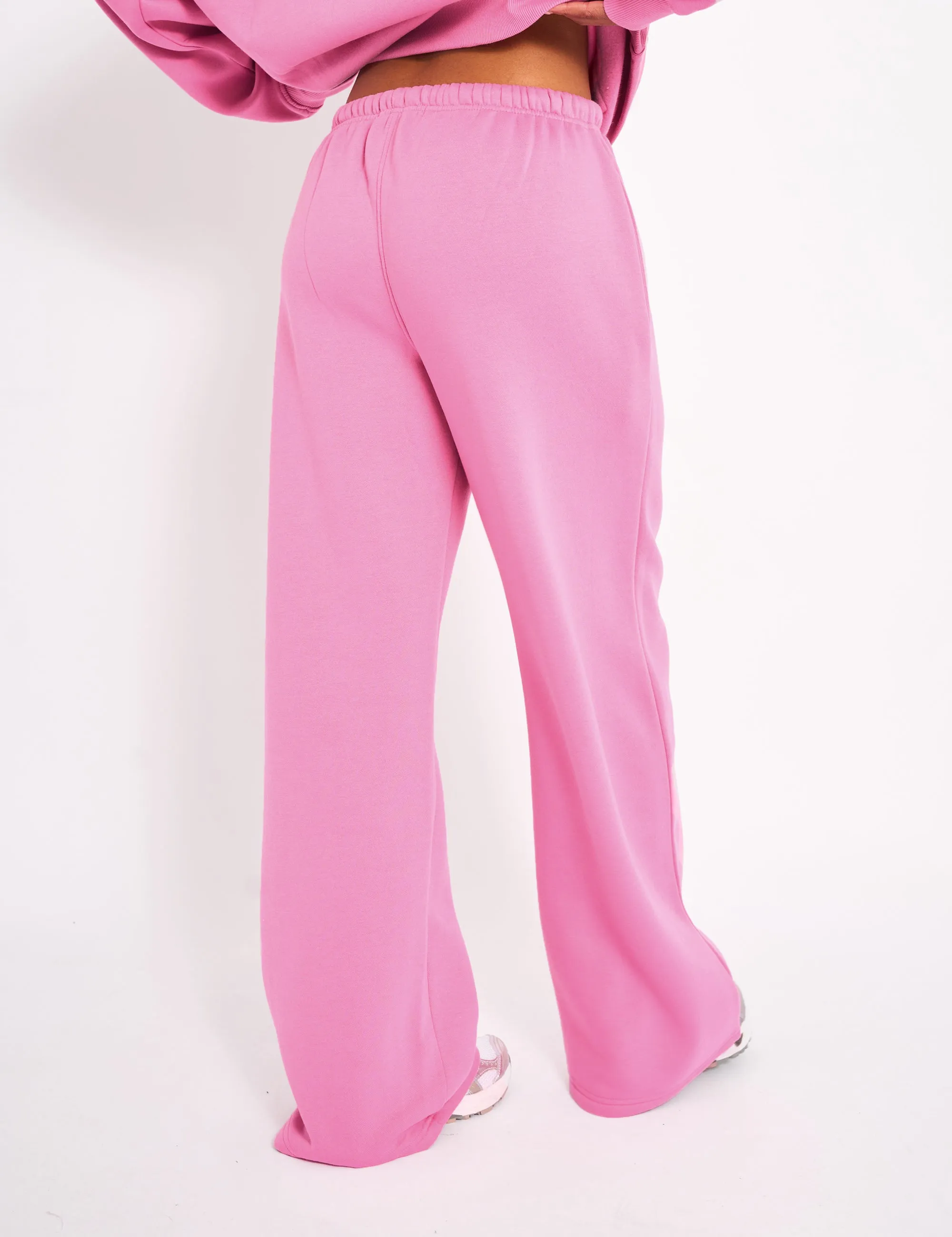 Kaiia Star Wide Leg Joggers Pink sold by Public Desire product image thumbnail 3