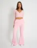 Kaiia Bow Detail Wide Leg Joggers Pink sold by Public Desire