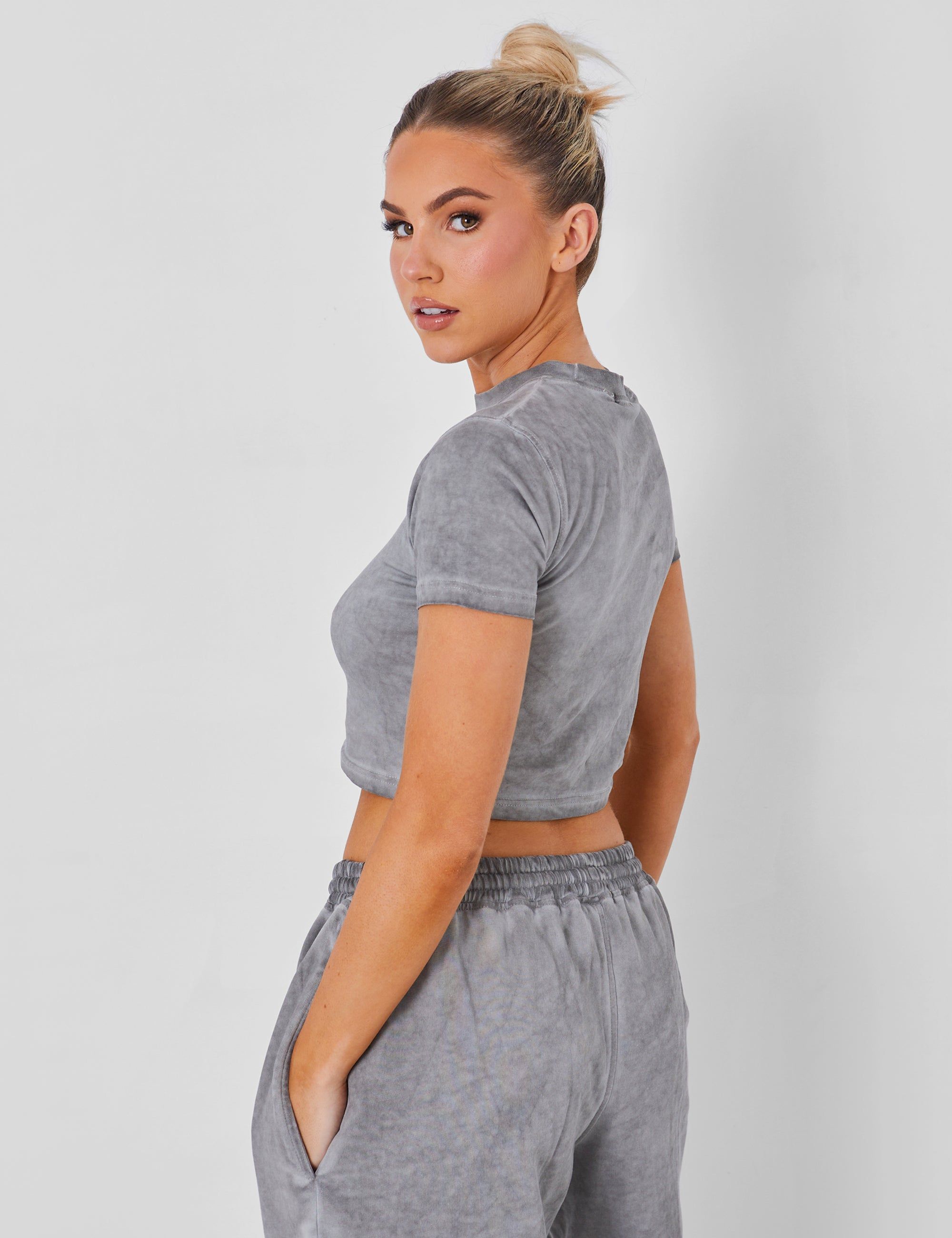 Baby Tee Washed Grey sold by Public Desire product image thumbnail 3