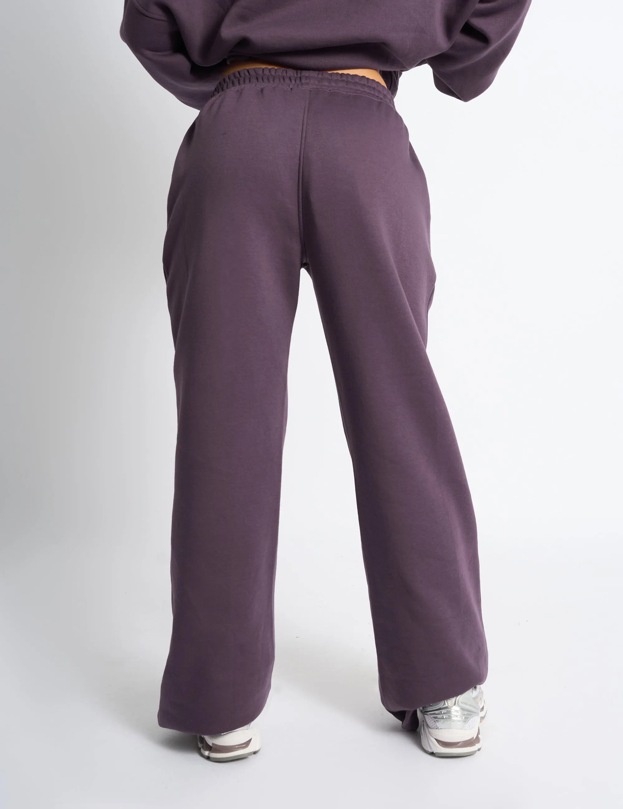 Kaiia Logo Wide Leg Joggers Deep Purple sold by Public Desire product image thumbnail 3
