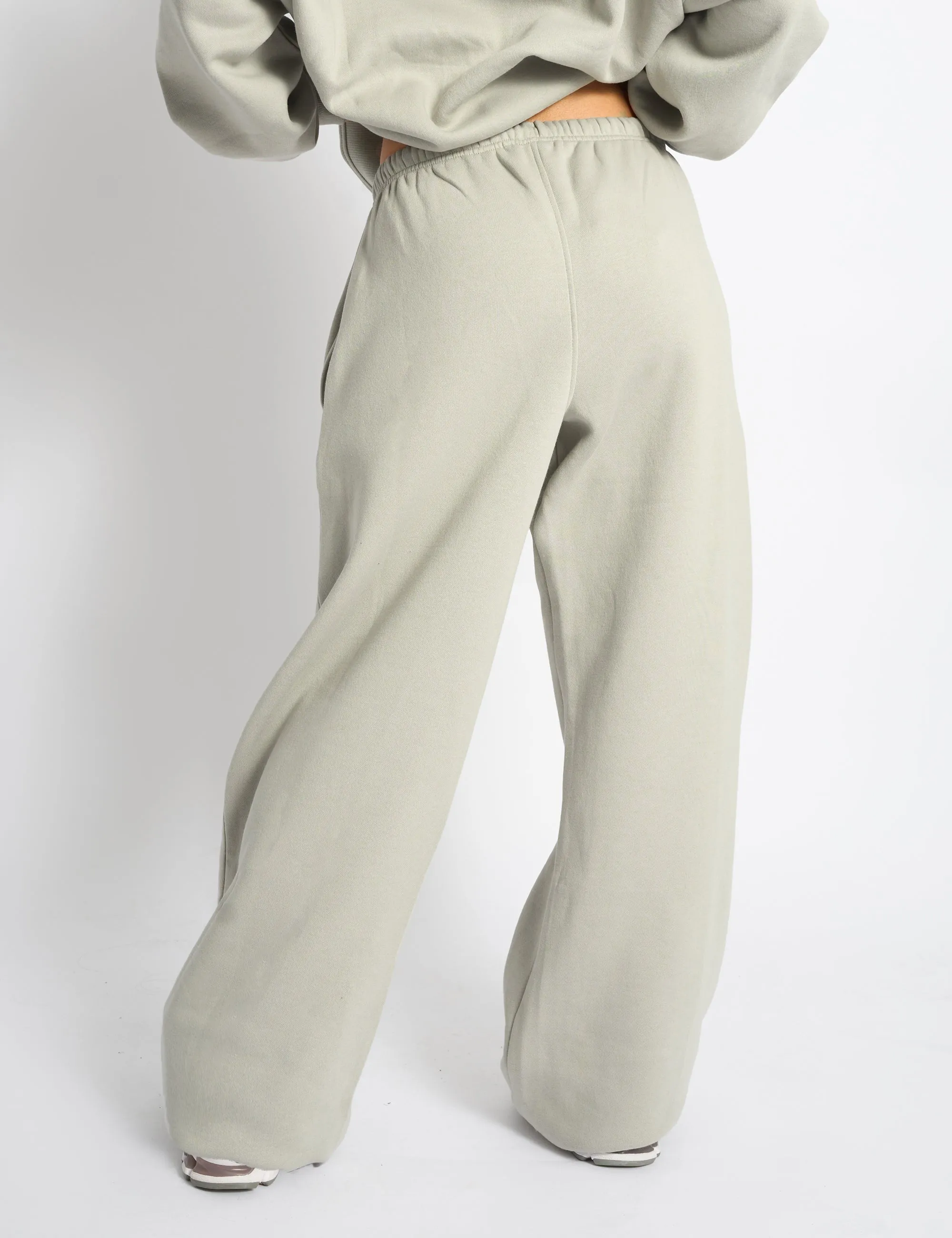 Kaiia Logo Wide Leg Joggers Pebble sold by Public Desire product image thumbnail 2