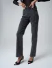 Embellished Straight Leg High Waisted Jeans Black sold by Public Desire