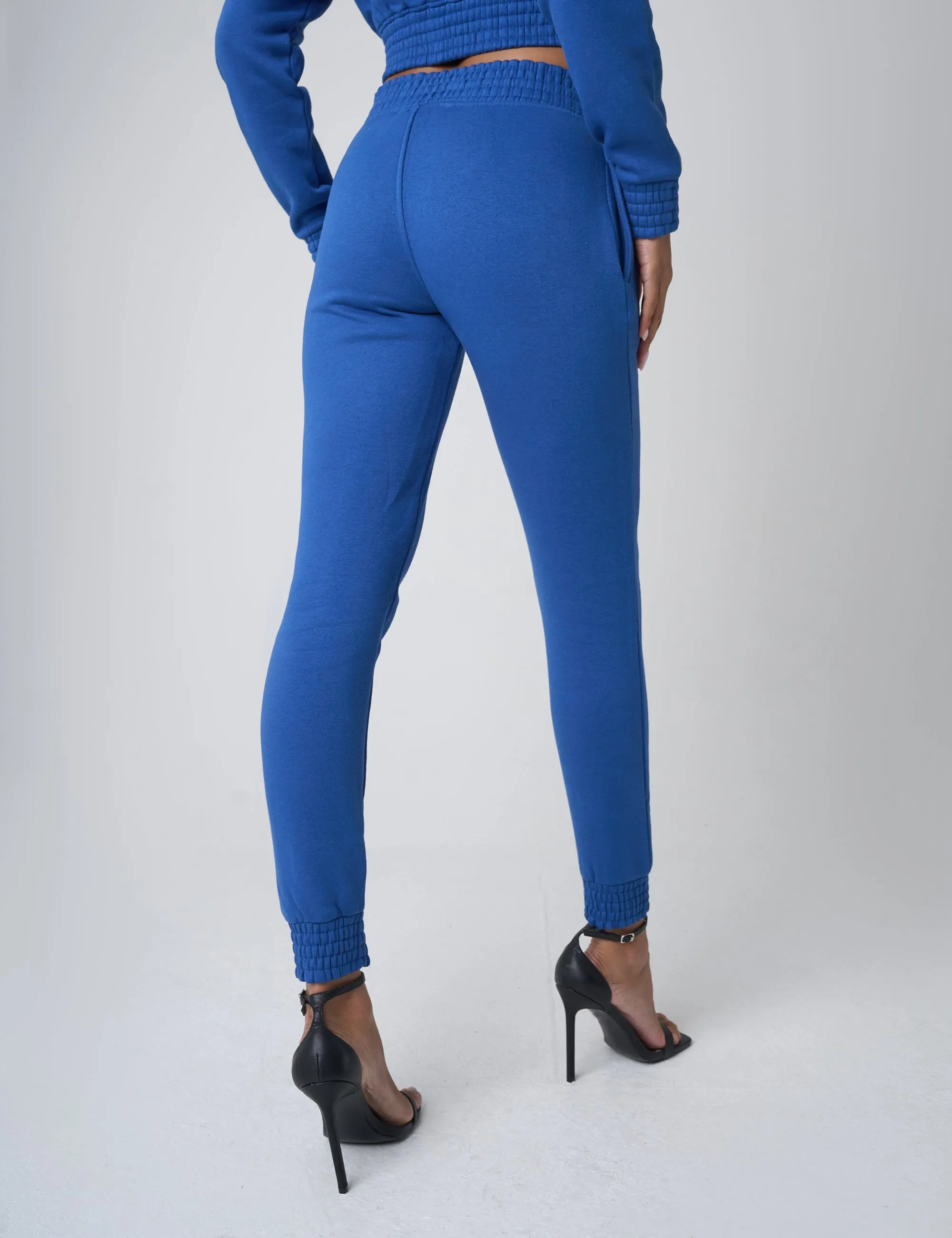 Cinched High Waisted Joggers Cobalt Blue sold by Public Desire product image thumbnail 3
